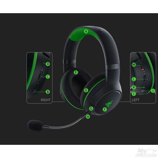 هدست بی سیم گیمینگ ریزر Kaira Pro