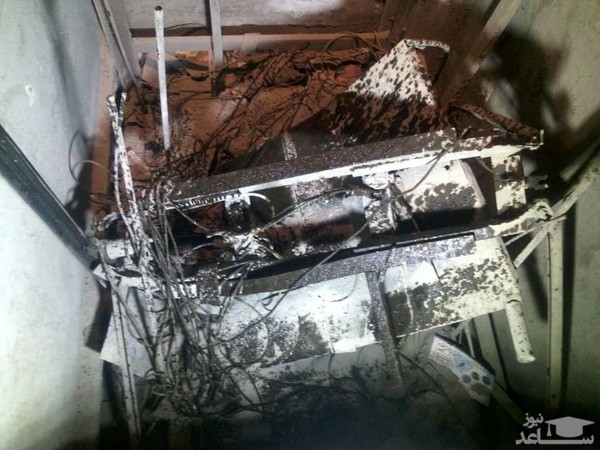 (فیلم) سقوط مرگبار آسانسور در تهران؛ ۶ نفر کشته شدند