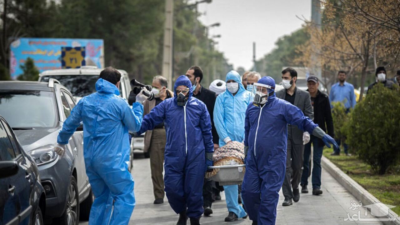 دفن۷۱۶۷ فوتی کرونا در بهشت زهرا