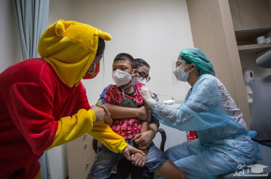 آغاز واکسیناسیون کودکان 5 تا 11 ساله تایلندی برای ایجاد ایمنی در برابر شیوع سویه اومیکرون کرونا/ SOPA
