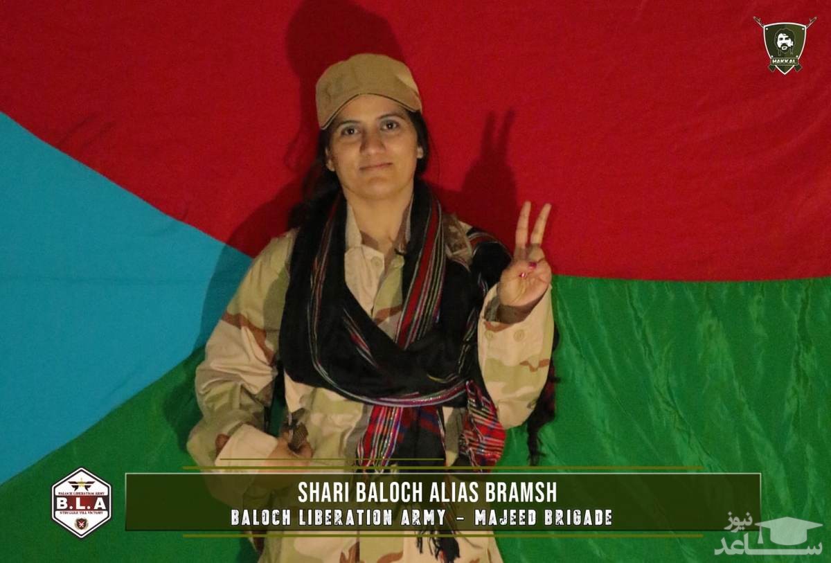 (فیلم) لحظه منفجر شدن زن انتحاری در کراچی