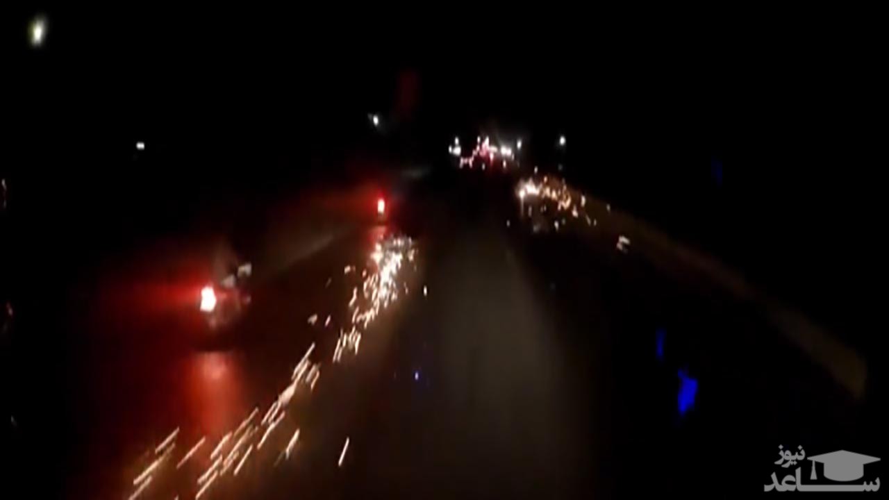 (فیلم) حادثه‌های وحشتناک در کورس شبانه موتورسواران