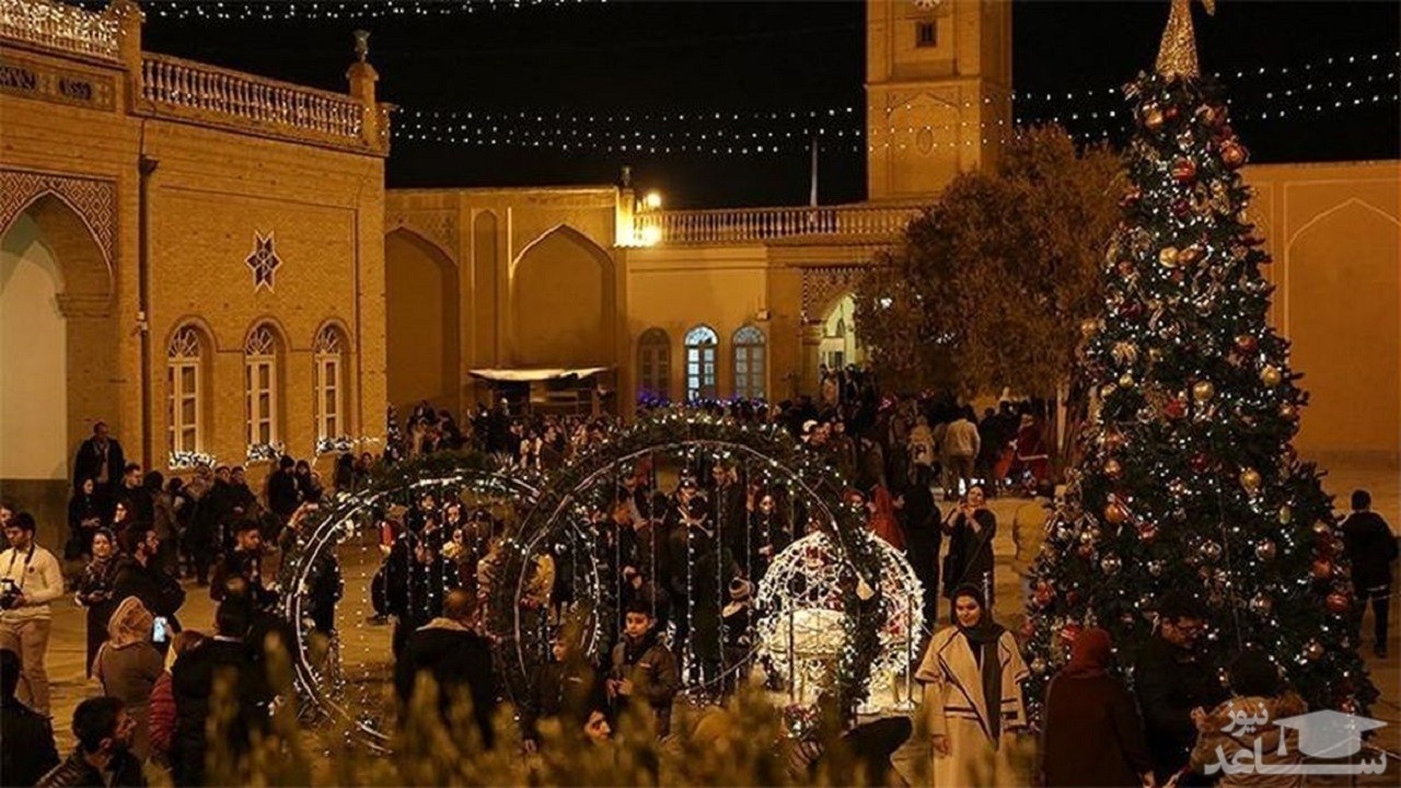 (فیلم) برگزاری جشن سال نو میلادی توسط مسیحی نشینان اصفهان 