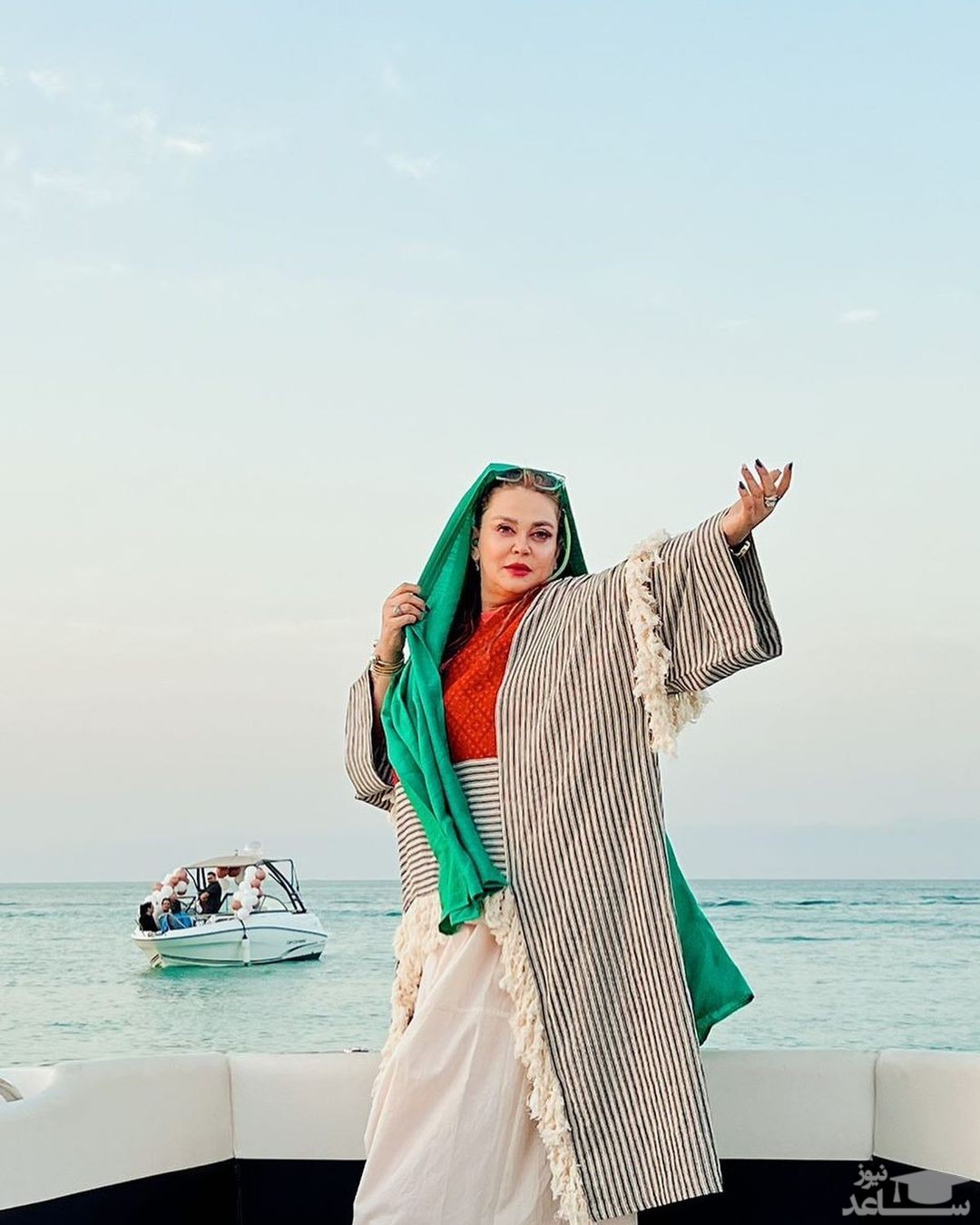 صبح دل‌انگیز بهاره رهنما در کیش