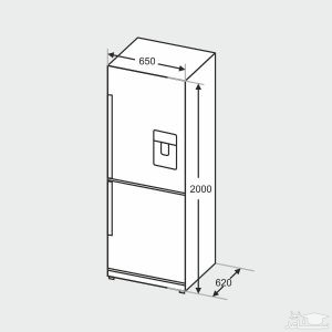 یخچال و فریزر مجیک( شف )مدل MCD- 740