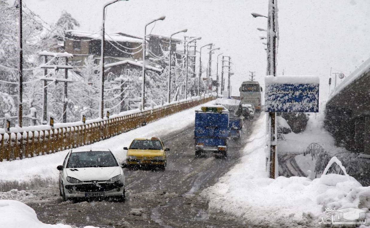 برف و باران در انتظار جاده‌های ۱۴ استان کشور