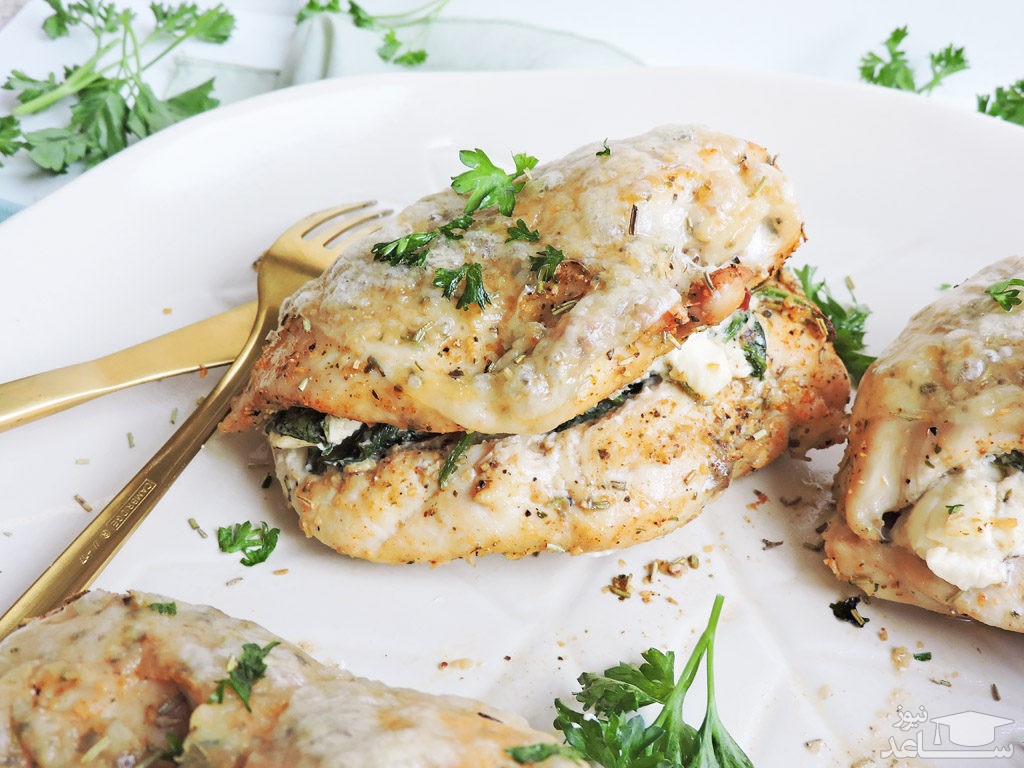 طرز تهیه مرغ خامه ای