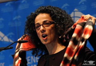 (فیلم) مسیح علینژاد در خارج از کشور هم سنگ روی یخ شد