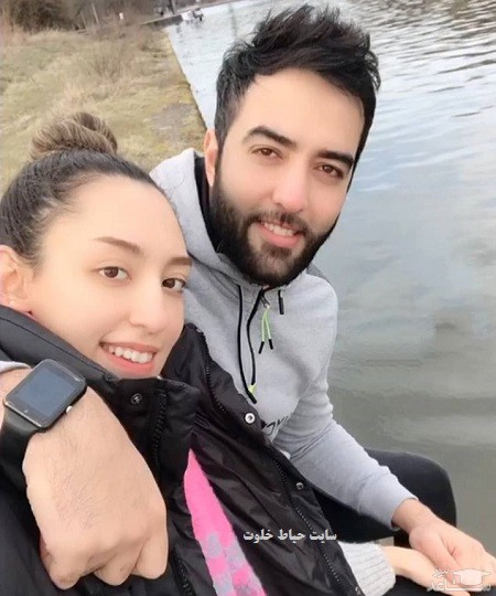 کیمیا علیزاده و همسرش در باشگاه ورزشی