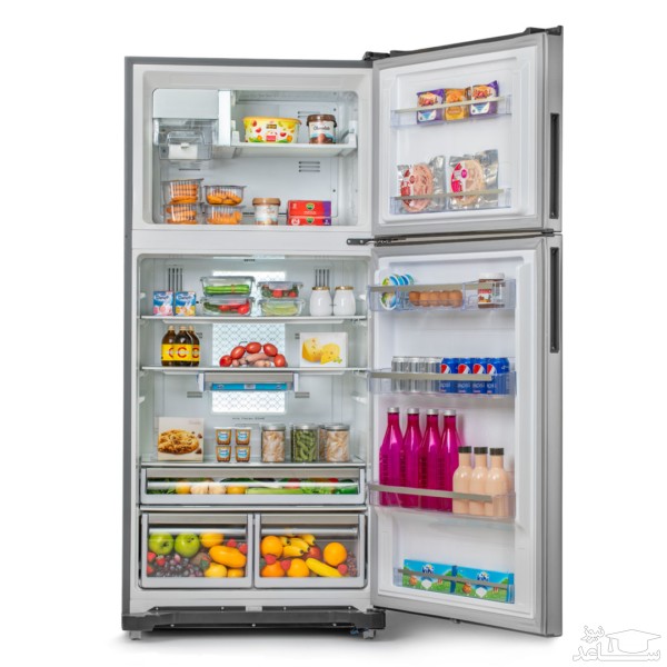 فضای داخل یخچال فریزر سام مدل RT615