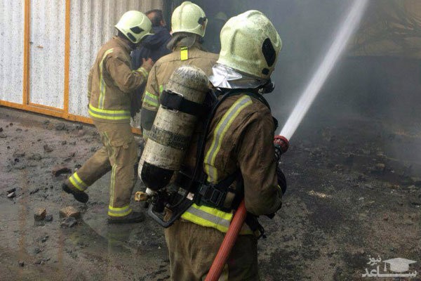 آتش سوزی در یکی از بیمارستان‌های تهران
