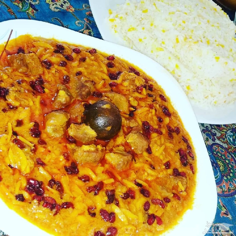 طرز تهیه خورشت خلال بادام کرمانشاه(غذای محلی کرمانشاه)