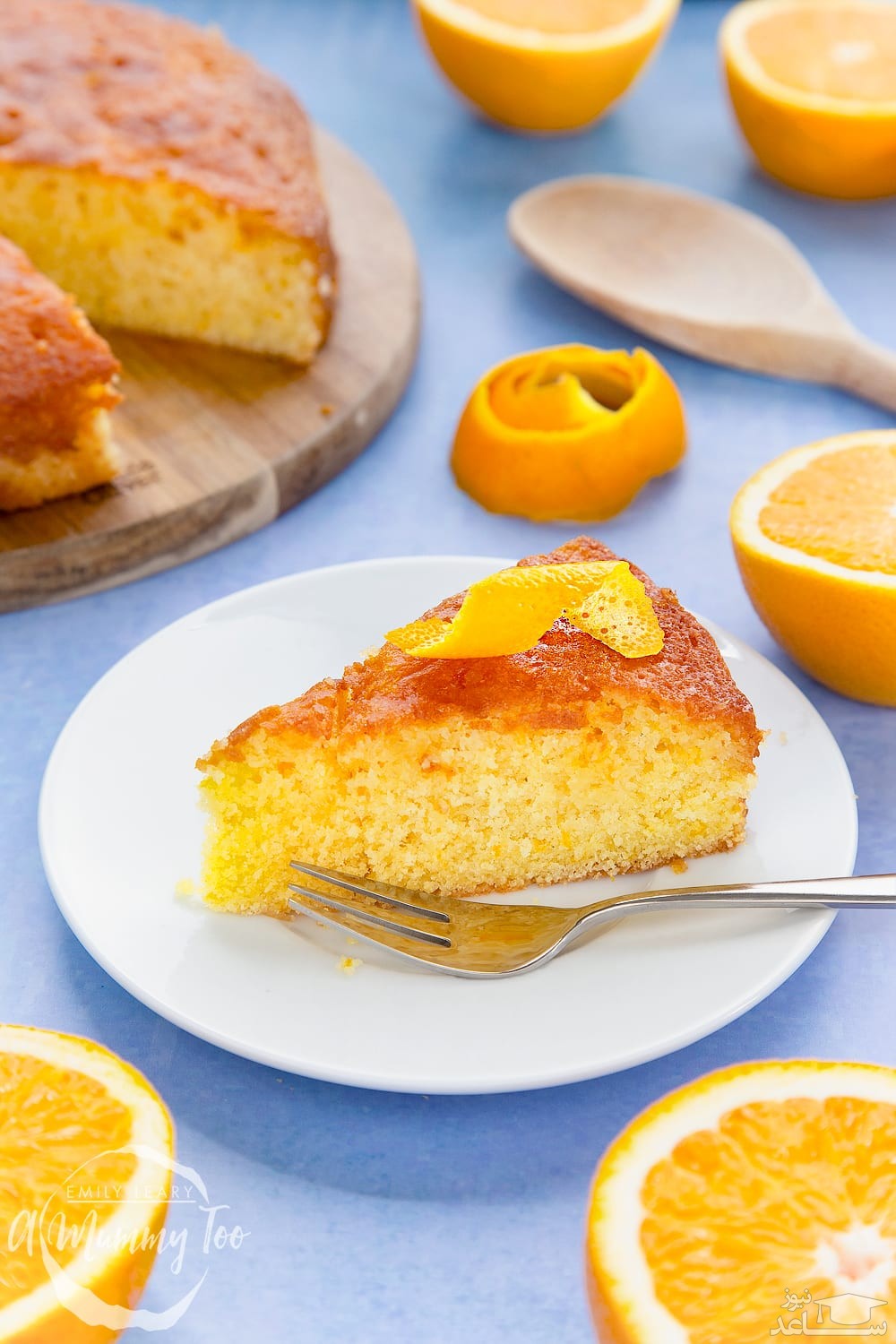 روش تهیه کیک پرتقالی بدون آب پرتقال
