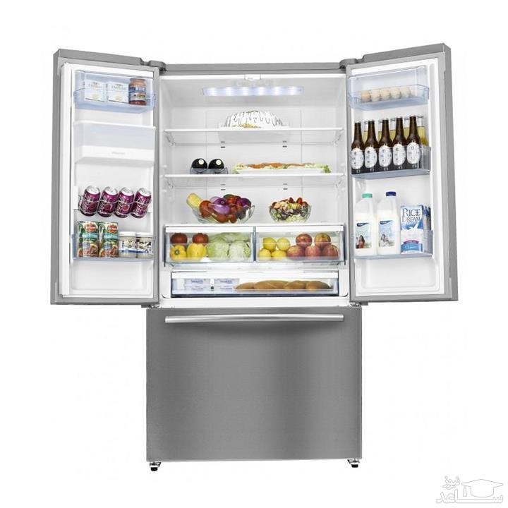 داخل یخچال فریزر هایسنس مدل RQ70WC4SA