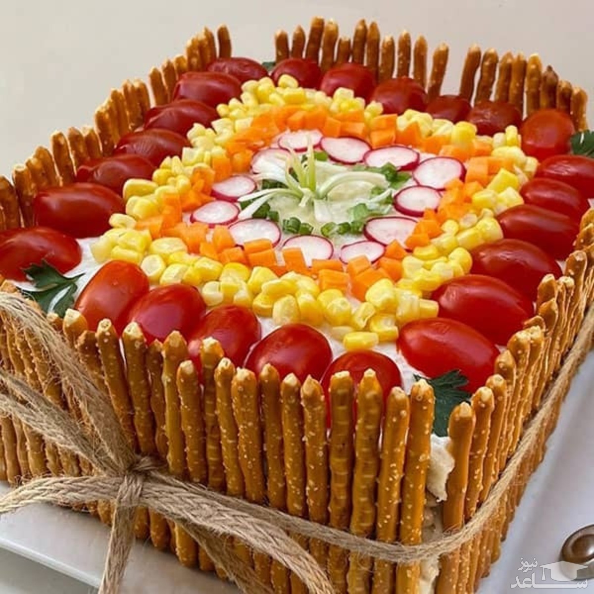 کیک سالاد الویه