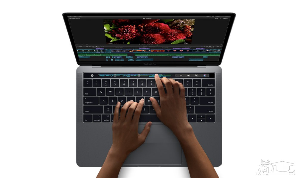 لپ تاپ 13 اینچی اپل مدل MacBook Pro MPXW2 2017 همراه با تاچ بار