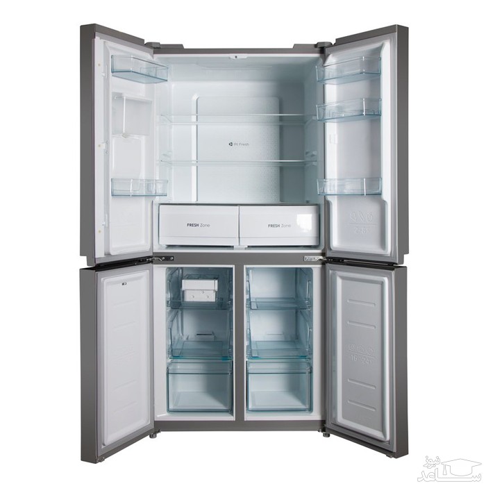 فضای داخلی یخچال و فریزر ساید زیرووات مدل Z9S