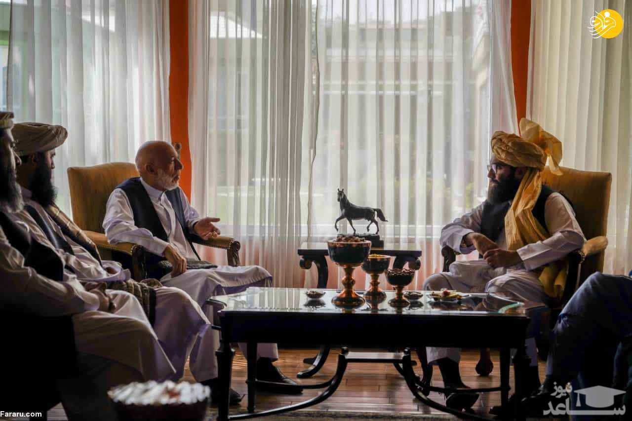 دیپلماسی در کابل /  دیدار عبدالله عبدالله و حامد کرزای با فرمانده ارشد طالبان