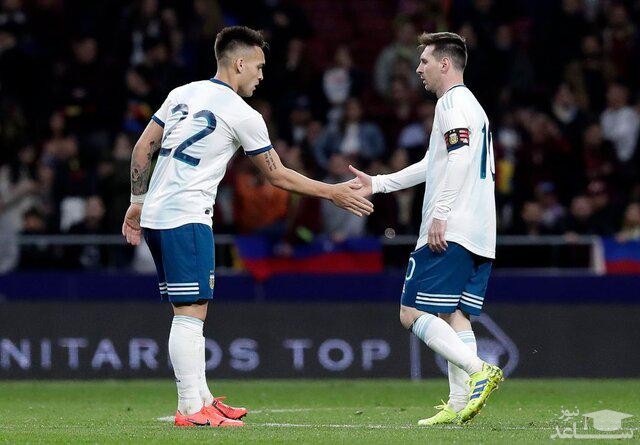 مسی لائوتارو مارتینس را راضی کرد!