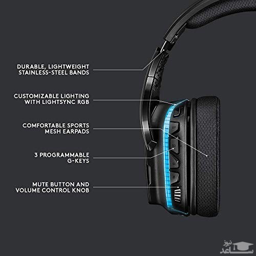 هدست گیمینگ باسیم لاجیتک G635