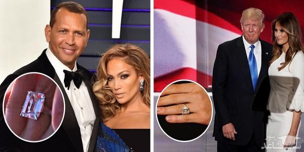 نگاهی به گران قیمت ترین حلقه های نامزدی سلبریتی های ثروتمند دنیا