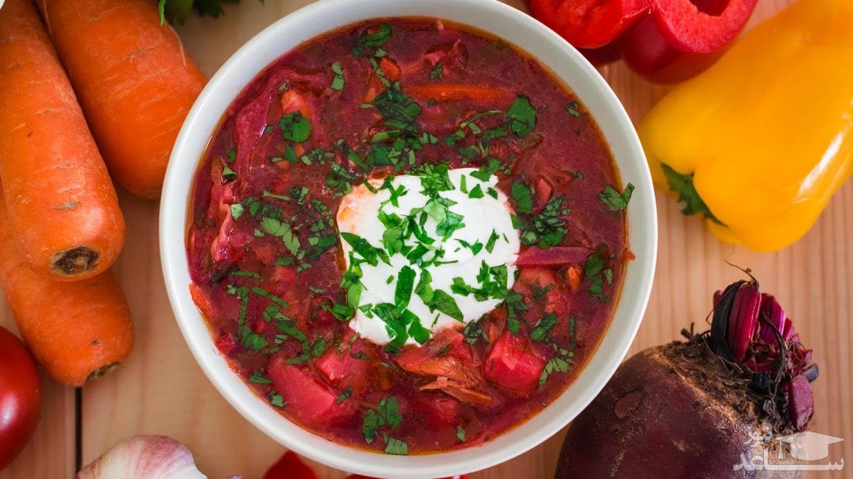 سوپ برش پرطرفدار روسی چگونه پخته می‌شود؟