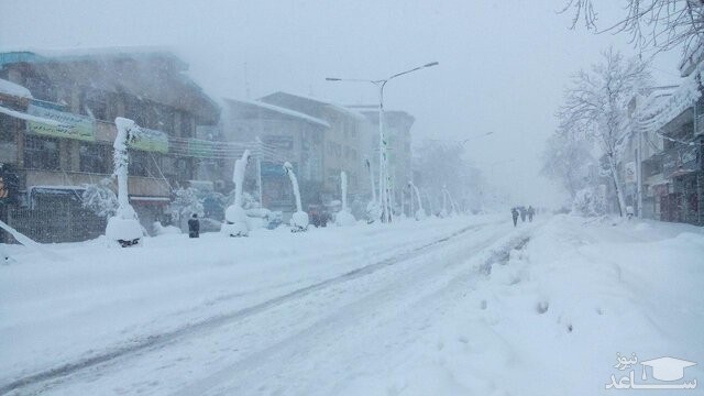 فوت ۲ نفر در پی بارش برف در گیلان
