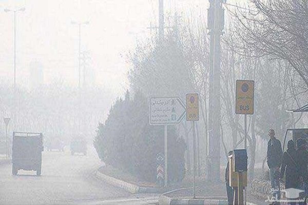 آلودگی هوا مدارس تبریز را تعطیل کرد