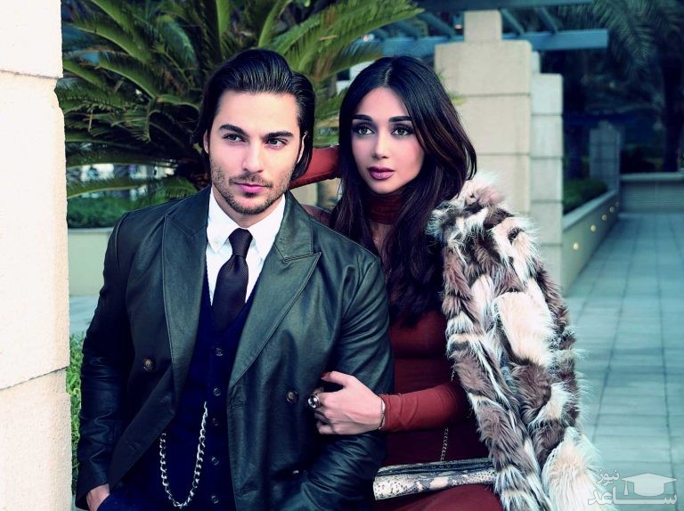 الناز گلرخ و همسرش در کنار مهران مدیری