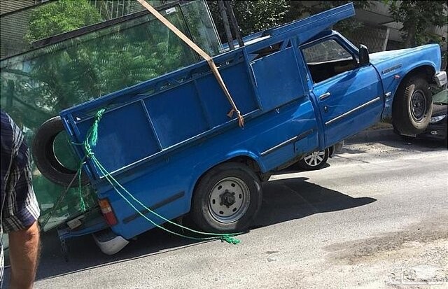 تصویری عجیب از ۲ نیسان