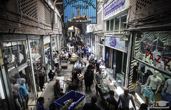 احتمال ریزش سقف بازار آهنگران تهران