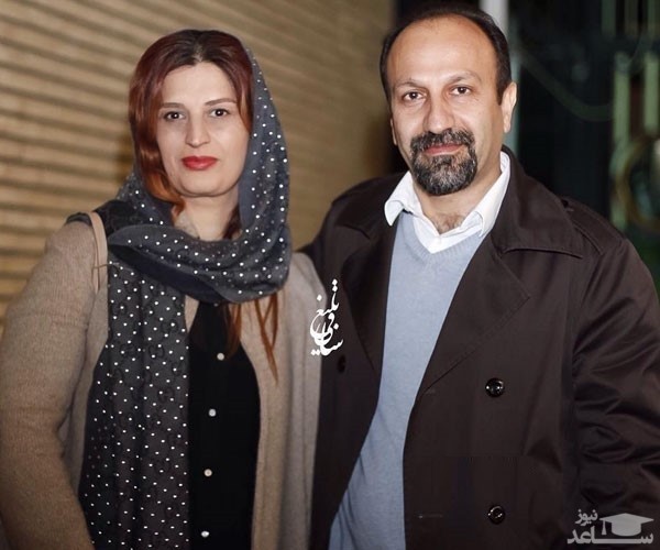 اصغر فرهادی و همسرش