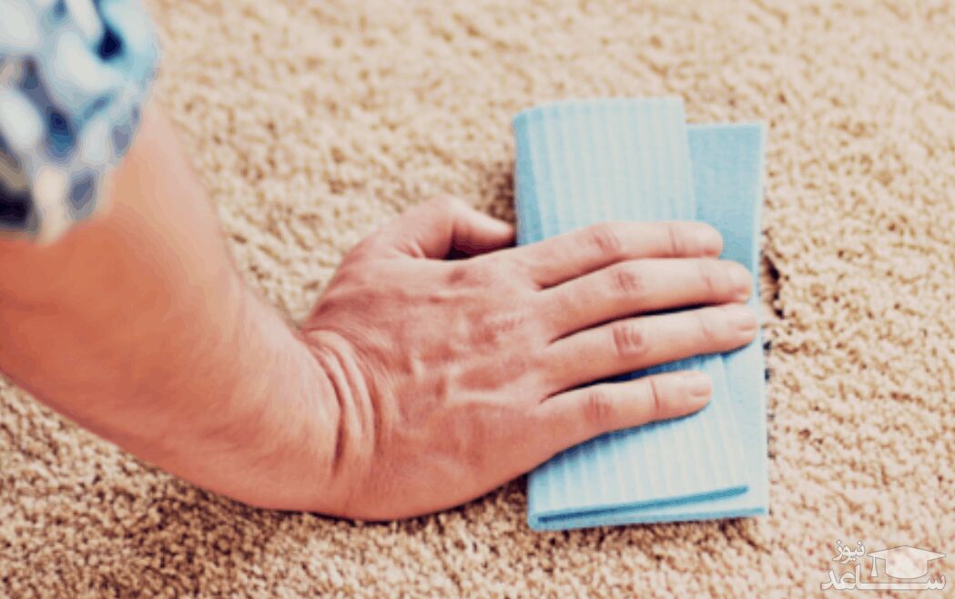 پاک کردن لکه روی فرش