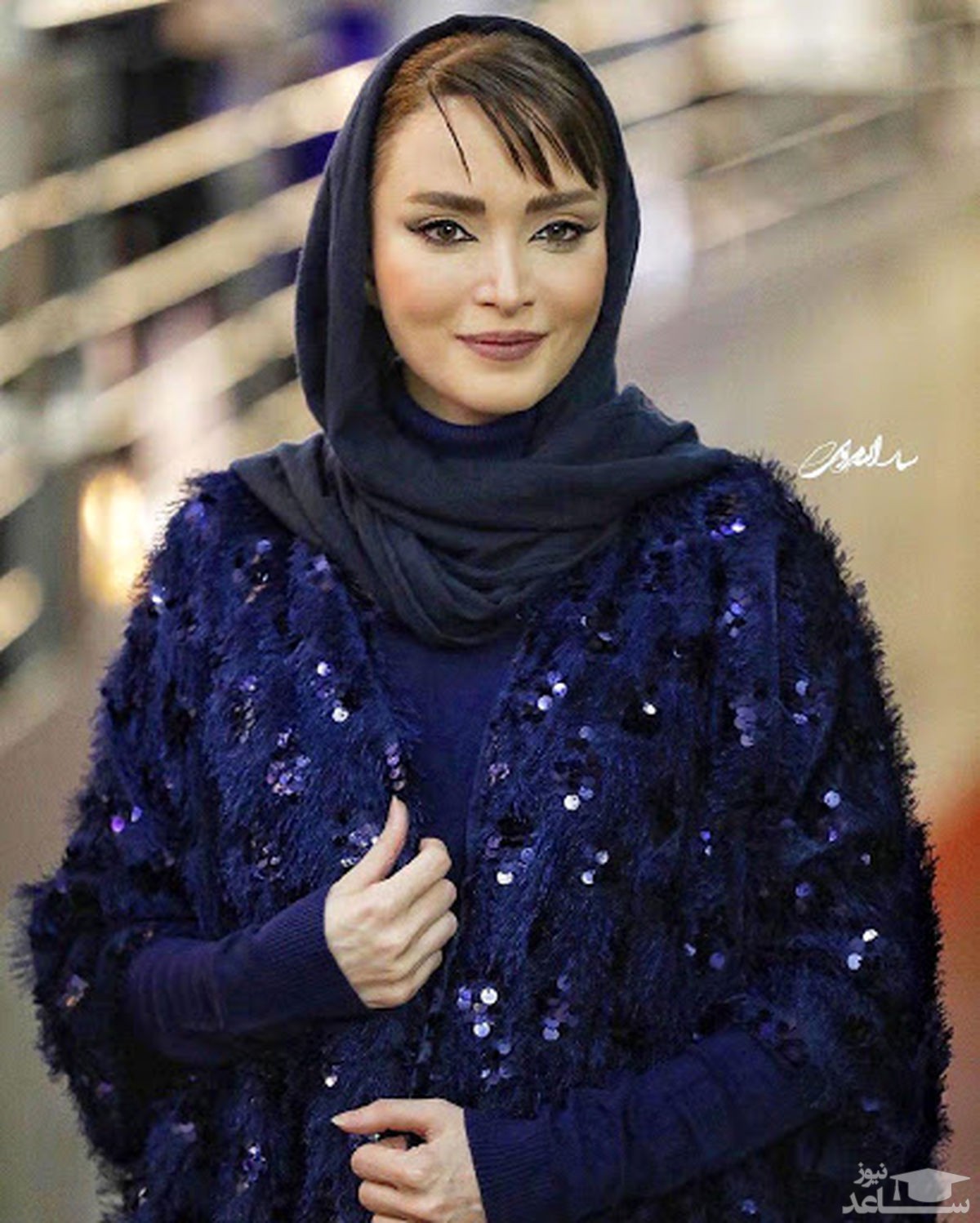 تمرین بوکس بهنوش طباطبایی در هوای برفی!