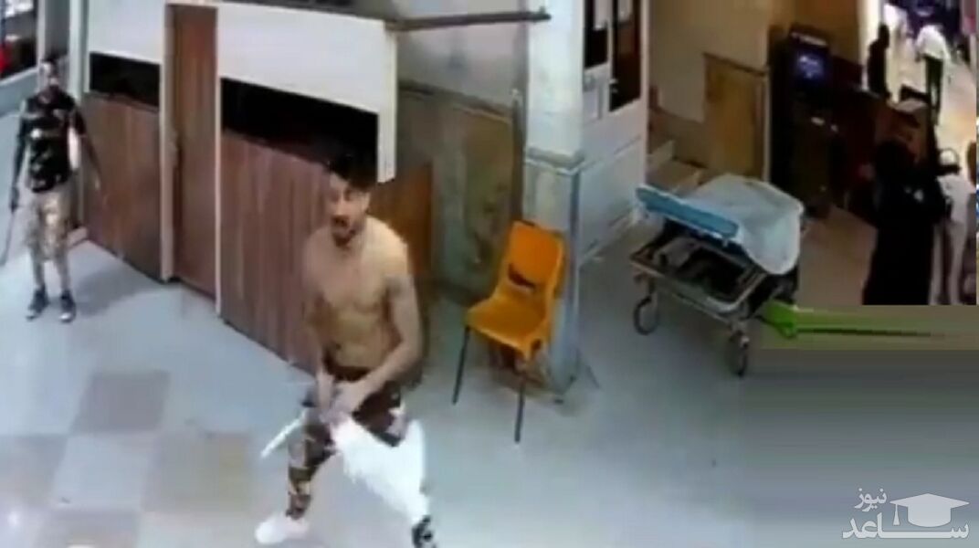 (فیلم +18) قمه کشی در بیمارستان پورسینای رشت
