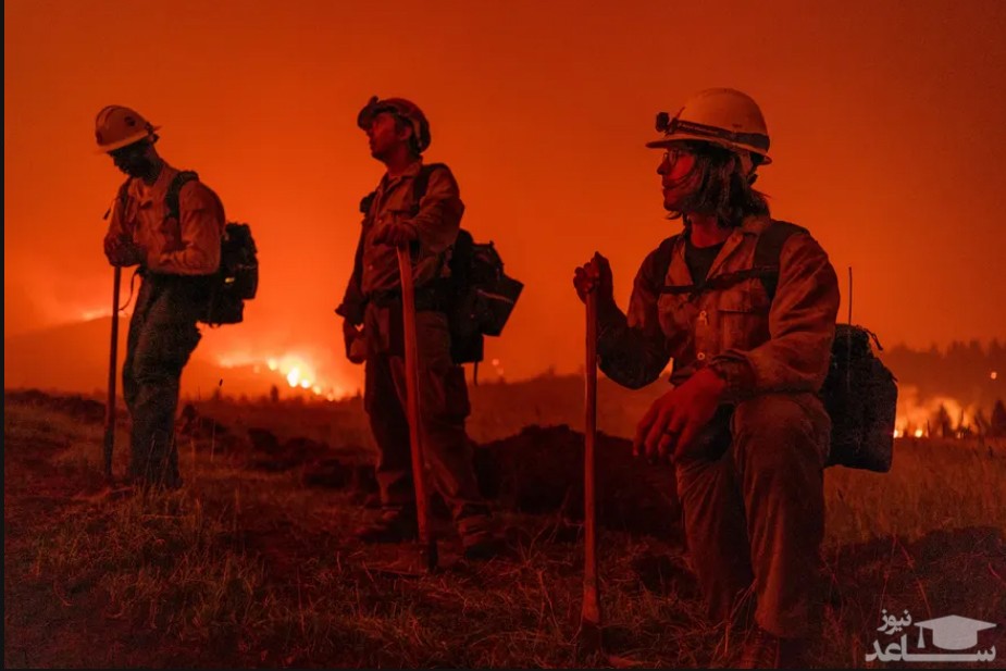 آتش سوزی گسترده جنگلی در ایالت کالیفرنیا