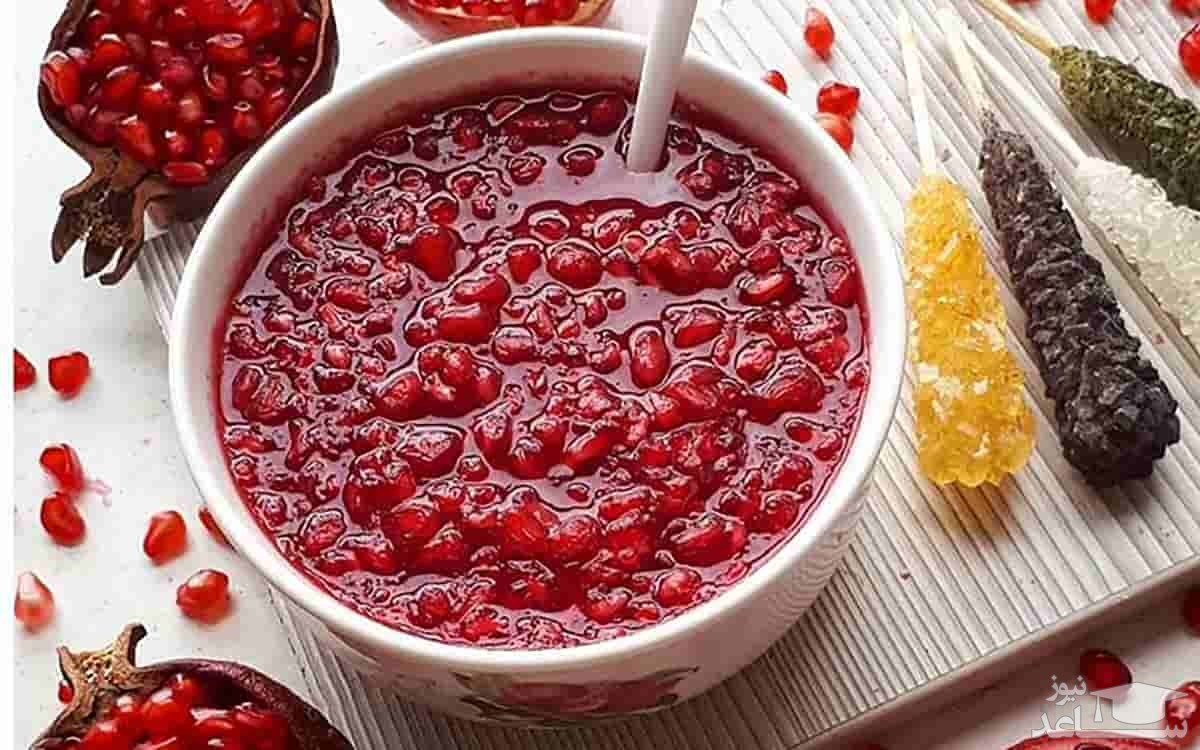 دستور تهیه کمپوت انار لذیذ