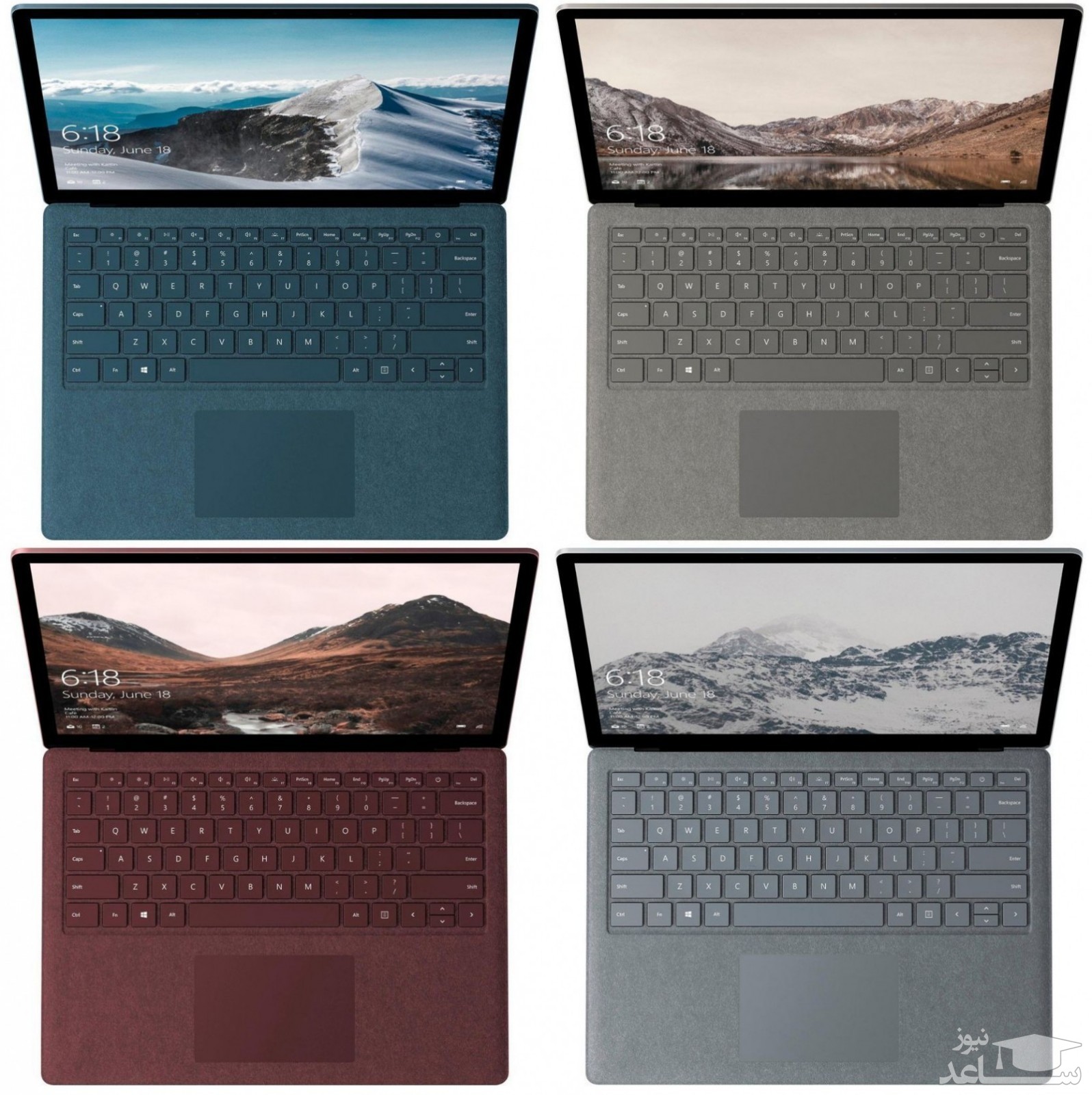 لپ تاپ 13 اینچی مایکروسافت مدل Surface Cobalt - R