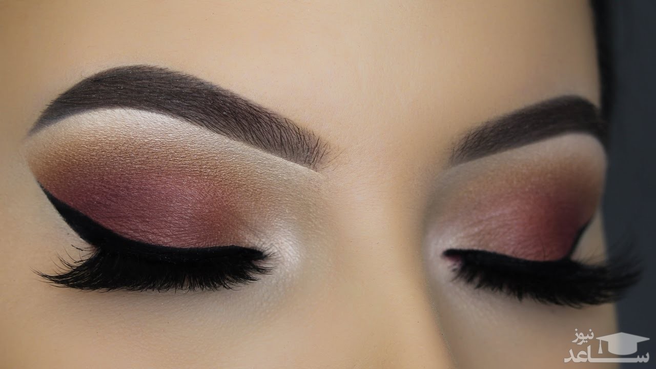 کلیپ کشیدن سایه چشم گربه ای با رنگ های گرم