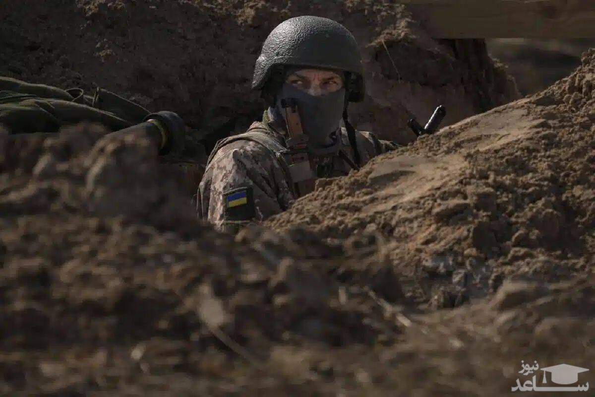 جنگ تن به تن سرباز روسی و اوکراینی + فیلم