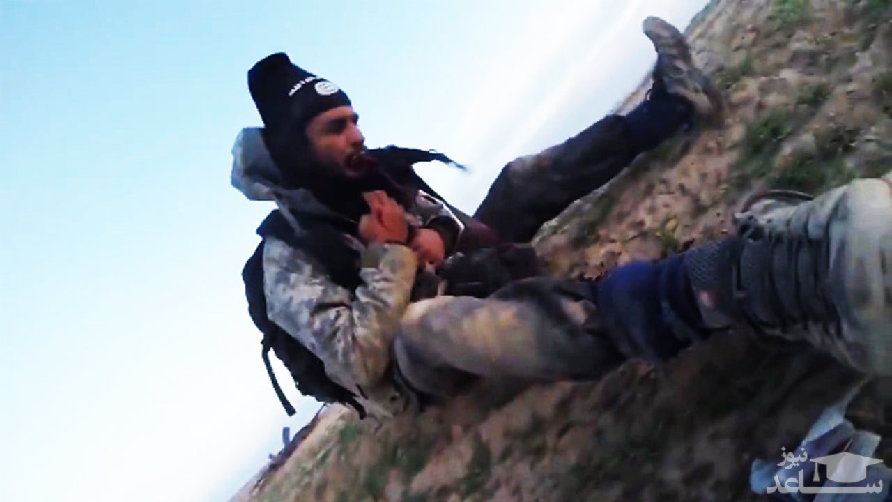 (فیلم) لحظه به درک واصل شدن تروریست داعشی توسط یک تک تیرانداز