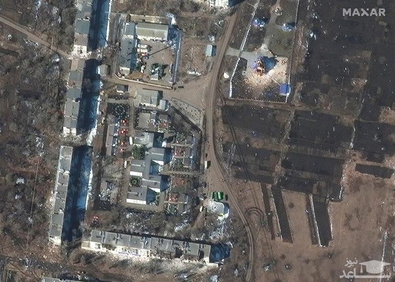 تصاویر ماهواره ای شرکت "ماکسار" از حجم ویرانی ها در جنگ اوکراین
