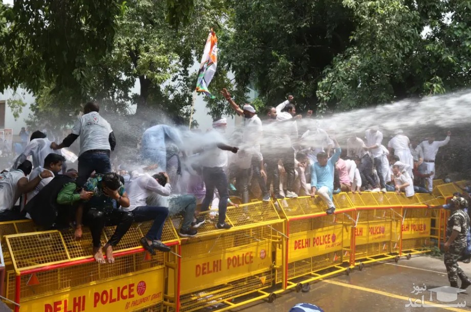 تظاهرات ضددولتی در شهر دهلی هند