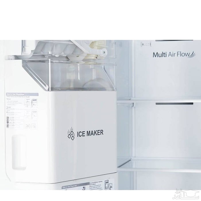 محفظه داخل یخچال فریزر ساید هایسنس مدل RC-71WS4SA