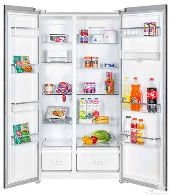 یخچال و فریزر ساید بای ساید تی سی ال مدل S545-AWD/ASD/AGD/AMD