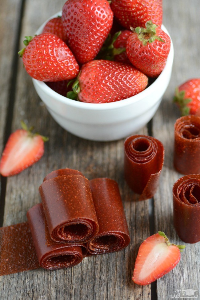 لواشک توت فرنگی