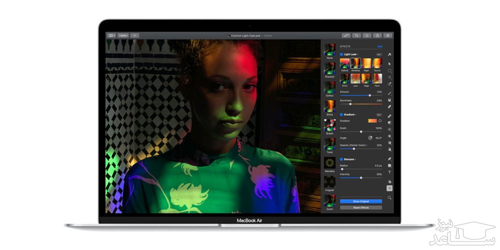 صفحه نمایش لپ تاپ 13 اینچی اپل مدل MacBook Air MVH22 2020