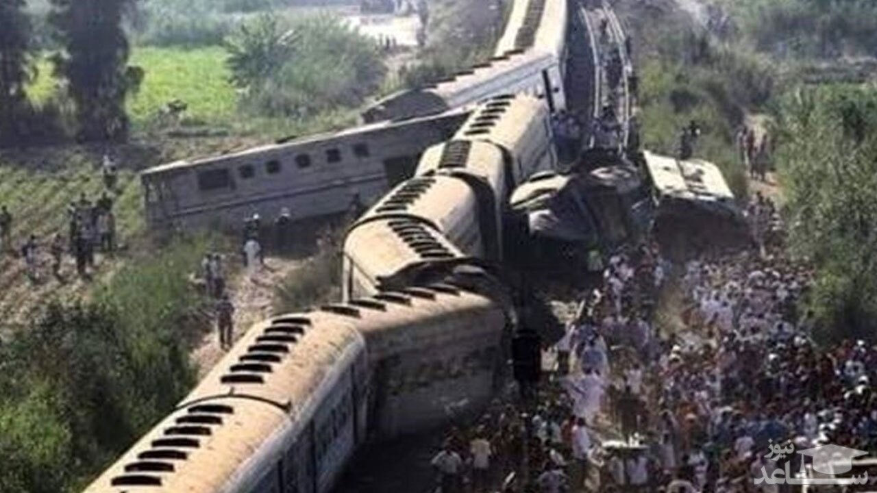 (فیلم) حادثه برخورد مرگبار دو قطار در مصر تاکنون چند زخمی و کشته داشته است؟