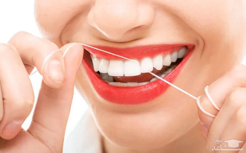 روش صحیح استفاده از نخ دندان