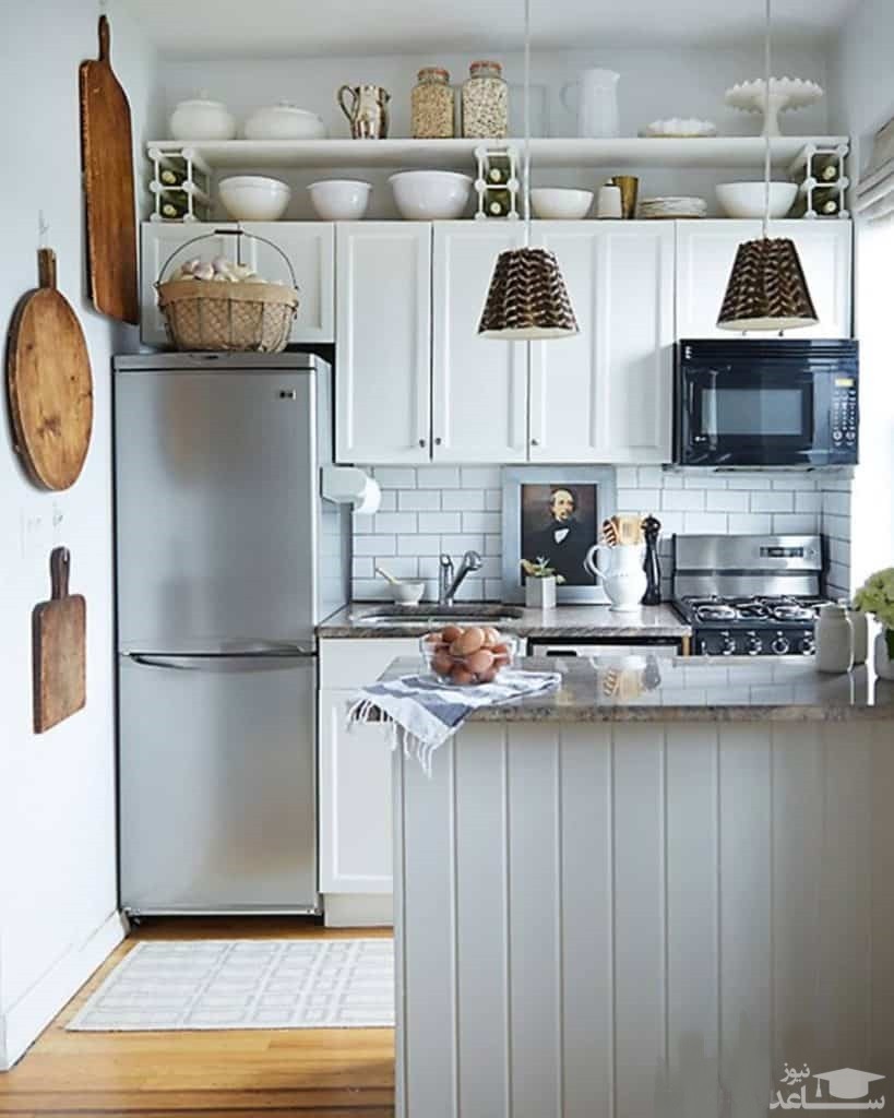 ایده هایی برای زیبا کردن فضای بالای کابینت آشپزخانه